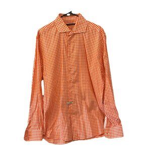 Hammer Made Button Up Shirt Men’s Size 44/17.5 Long Sleeve